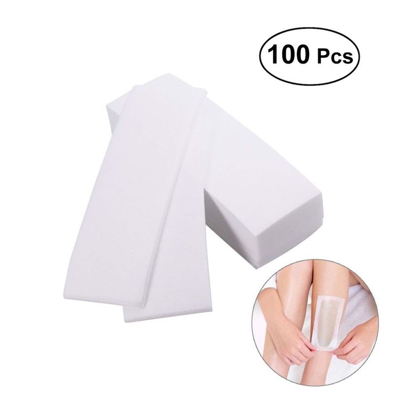 100 Wax strips / Wax strips hair removal strips for hot wax (face/body) - | Fashiongirl
