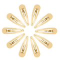12 Stück Metallspangen/Haarspangen – Gold – 