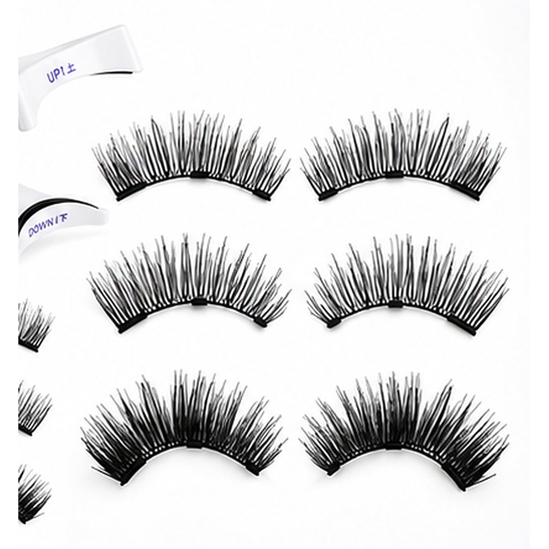 Magnetic Eyelashes with Applicator and Mirror Case - Black – image 2