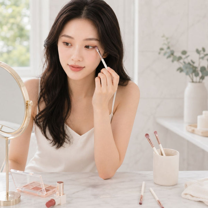 Technique PRO Dusty Magenta Make-up Pinsel Set - 7-teilig