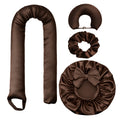 SOHO Epona Unicorn Heatless Hair Curler Set 4 Piece - Brown