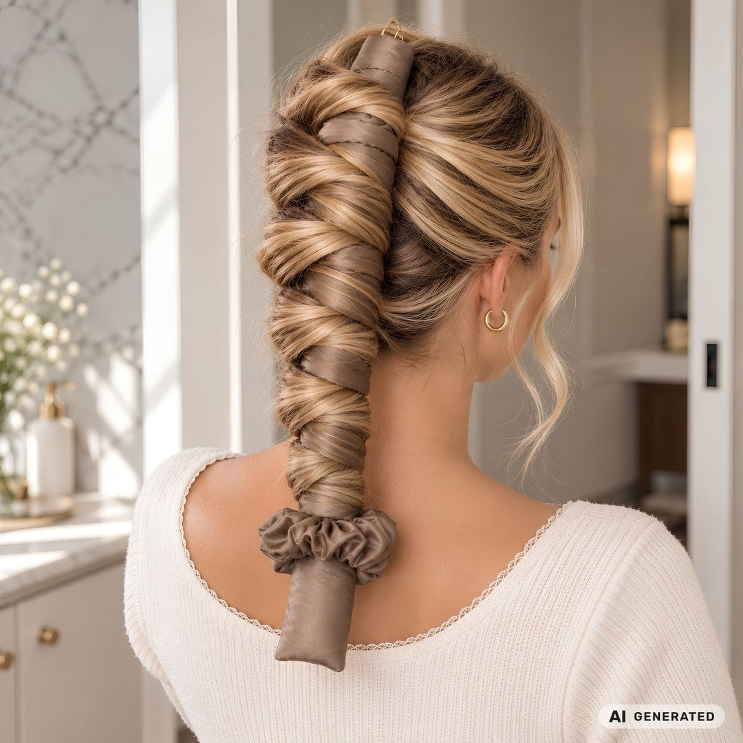 SOHO Epona Unicorn Heatless Hair Curler 4 Pcs - Khaki – image 8
