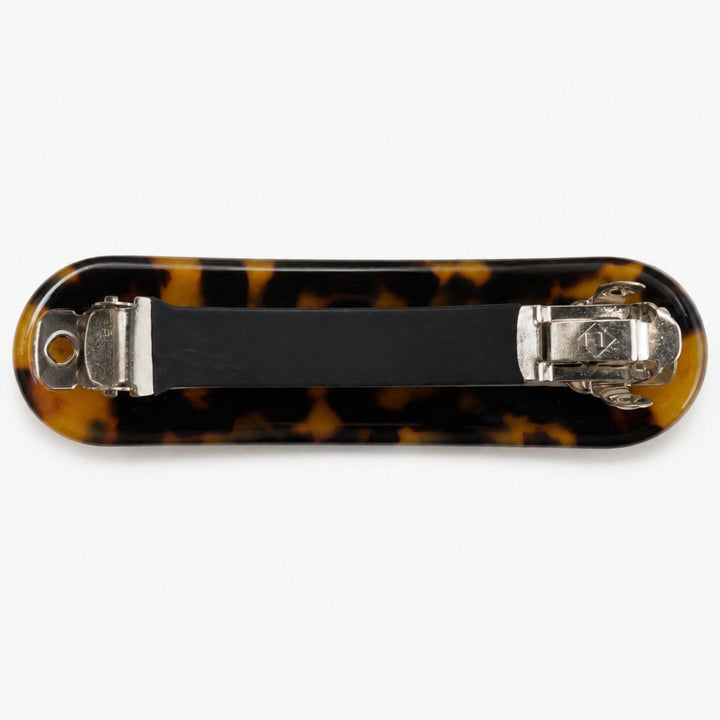 SOHO Mila Barrette Hair Clip - Dark Tortoise