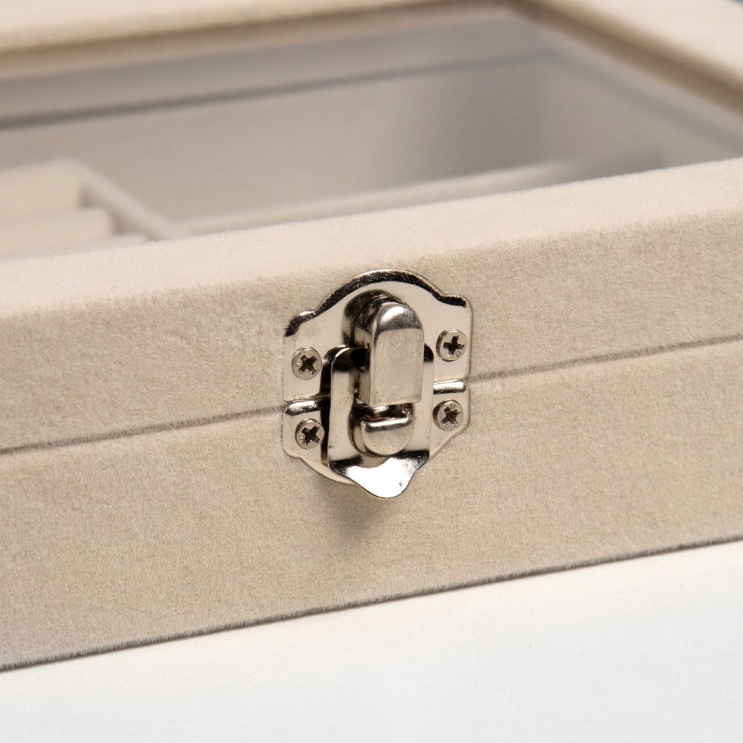 UNIQ Velvet Touch Jewellery box 20 x 15 x 4.5 cm - Beige – image 6