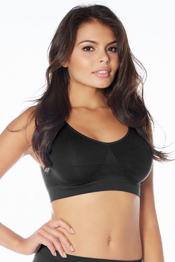 Ahh Bra - Comfort bra without underwire in black - Slim &amp; lift - Shapewear | Fashiongirl