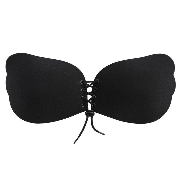 Ava Lift Up Strapless Selbstanpassender BH mit Spitzenverzierung – Schwarz – Shapewear | Fashiongirl