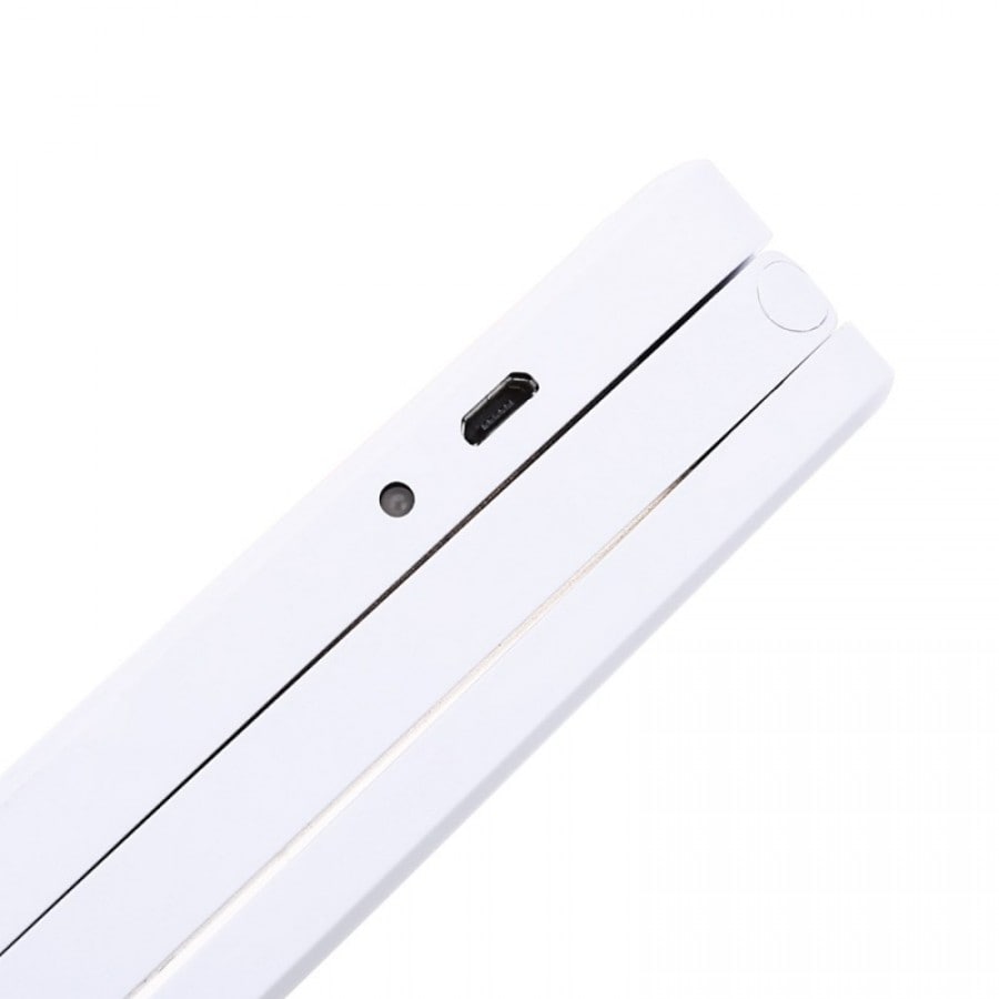 Batteriebetriebene LED-Lampe – Klappbare Schreibtischlampe – Weiß – | Fashiongirl