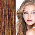 Bling Glitter Extensions – 100 Glitzer-Haarsträhnen, 80 cm – Kaffee-/Mokka-farben – | Fashiongirl