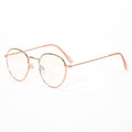 Blaulichtbrille – Runder Rahmen Roségold, Modell 10 – | Fashiongirl