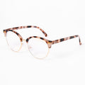 Blue Light glasses - Tortoise browline, style 8 - | Fashiongirl