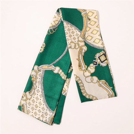 Chris Rubin Bella Seidenschal – Grün – | Fashiongirl