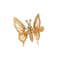 Chris Rubin Butterfly Hair Claw - Gold - Hair Accessories | Fashiongirl