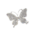 Chris Rubin Evie Hair Claw Silver – Butterfly – Haaraccessoires | Fashiongirl