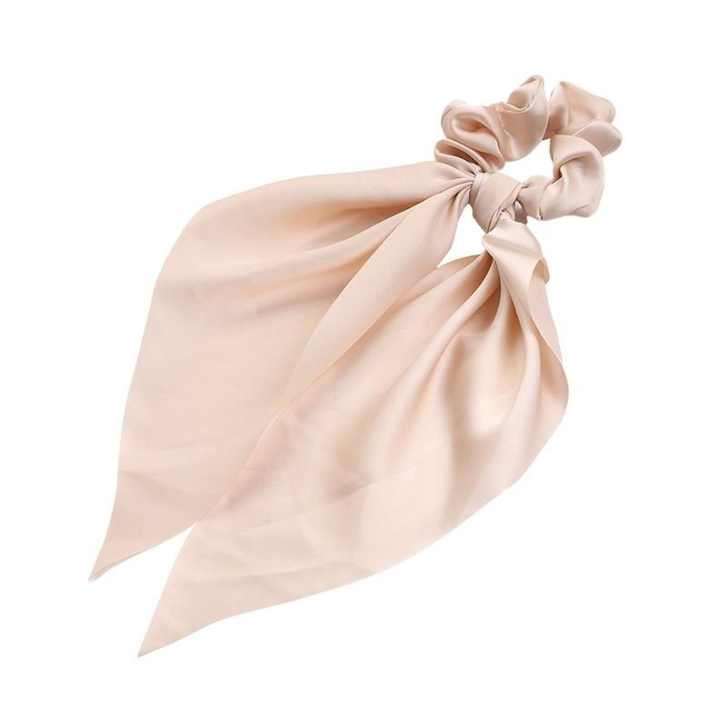 Chris Rubin Giana Scrunchie with scarf - Beige - Hair Accessories