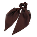 Chris Rubin Giana Scrunchie mit Schal – Braun – Haaraccessoires