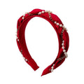 Chris Rubin Kiko Stirnband – Rot – Haaraccessoires | Fashiongirl
