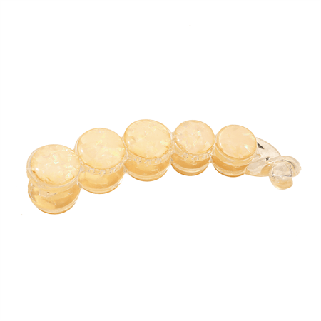 Chris Rubin Lina Hair Claw - Yellow - Hair Accessories | Fashiongirl