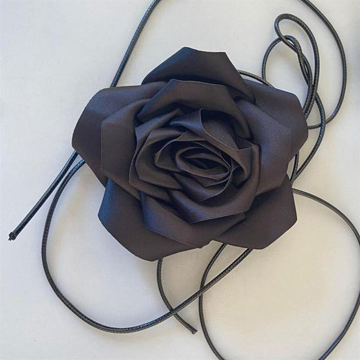 Chris Rubin Rosalia Choker-Halskette – Schwarz – | Fashiongirl