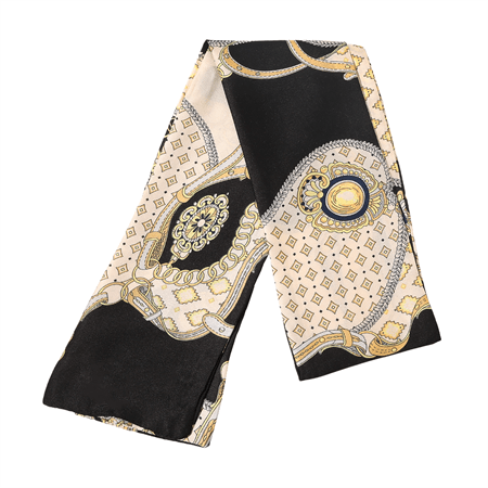 Chris Rubin Seidenschal – Bella Seidenschal, schwarz – | Fashiongirl