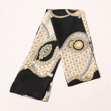 Chris Rubin Seidenschal – Bella Seidenschal, schwarz – | Fashiongirl