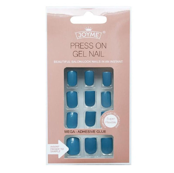 Click On / Press On Nails - Blue #S179 - | Fashiongirl