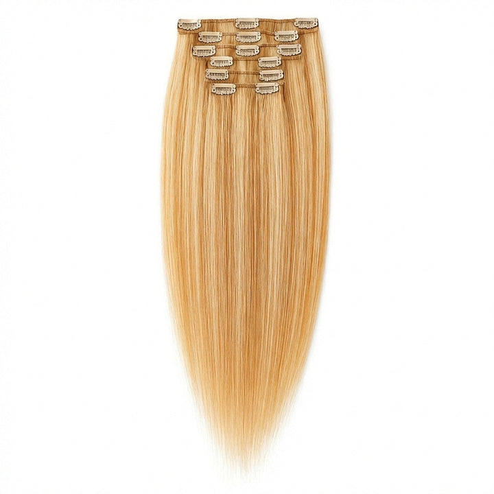Clip In Extensions 27/613 Light Blonde Mix - Clip in Extensions - Fashiongirl