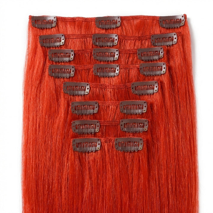 Clip In Extensions  Fire Red - Clip in Extensions - Fashiongirl