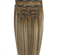 Clip-in-Haarverlängerungen #12/613 Dunkelblondmix – 7 Sets – 50 cm | Gold24 – | Fashiongirl