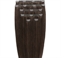 Clip-in-Haarverlängerungen #4 Braun – 7 Sets – 60 cm | Gold24 – | Fashiongirl