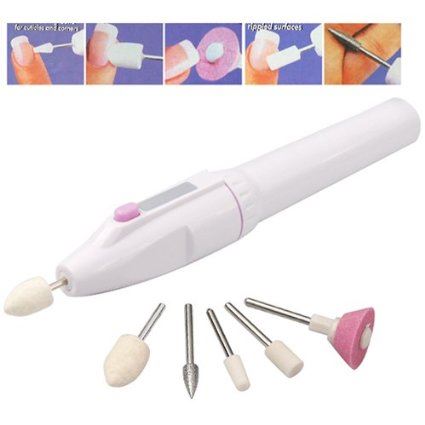 Elektrische Nagelfeile / Maniküre-Set – Salon Shaper 5-in-1-Set – | Fashiongirl
