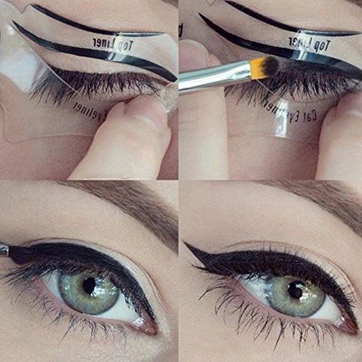 Eyeliner templates - smokey eyes, cat eyes 2 pcs - | Fashiongirl