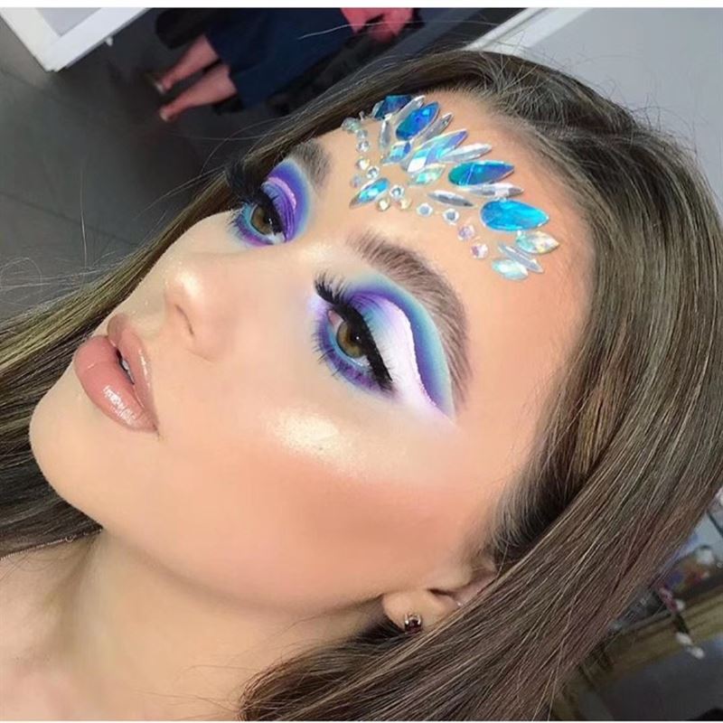 Face Jewels - Face diamonds with rhinestones (YT - 103) - | Fashiongirl