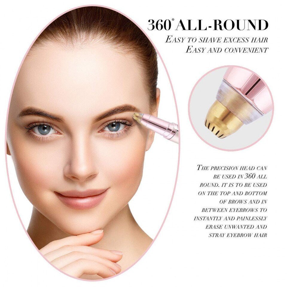 Facial Hair Removal &amp; Eyebrow Trimmer - Painless - | Fashiongirl