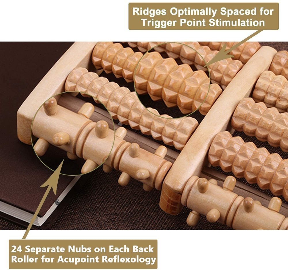 Foot massage - wooden foot massager - Acupressure - | Fashiongirl