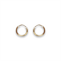 Gold hoops 15 mm - | Fashiongirl