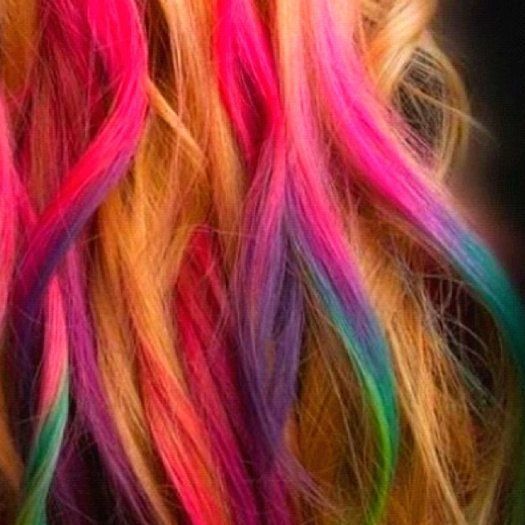 Hair Chalk pack with 12 beautiful hair chalks - Hair Accessories | Fashiongirl
