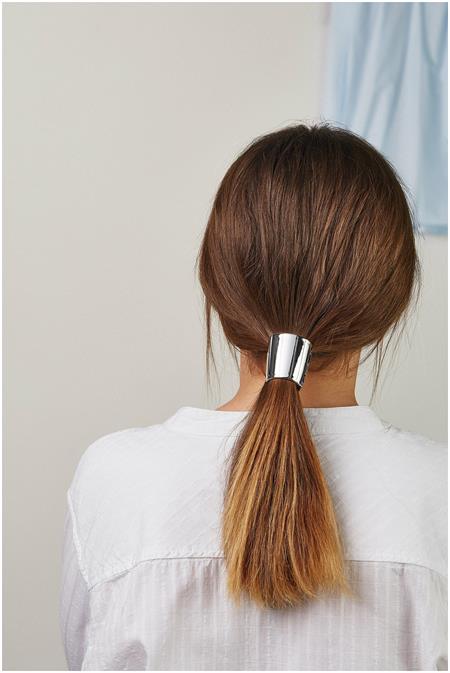 Hair Cuff Cone Hair Ring - Silver - | Fashiongirl