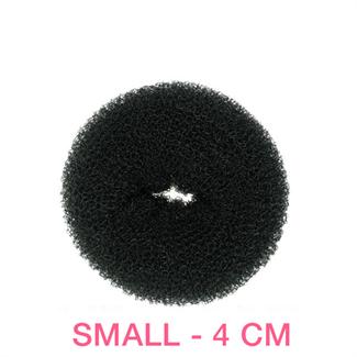 Hair Donut - Black - 4 cm - Hair Accessories | Fashiongirl
