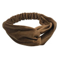 Headband Velour - Brown - Hair Accessories