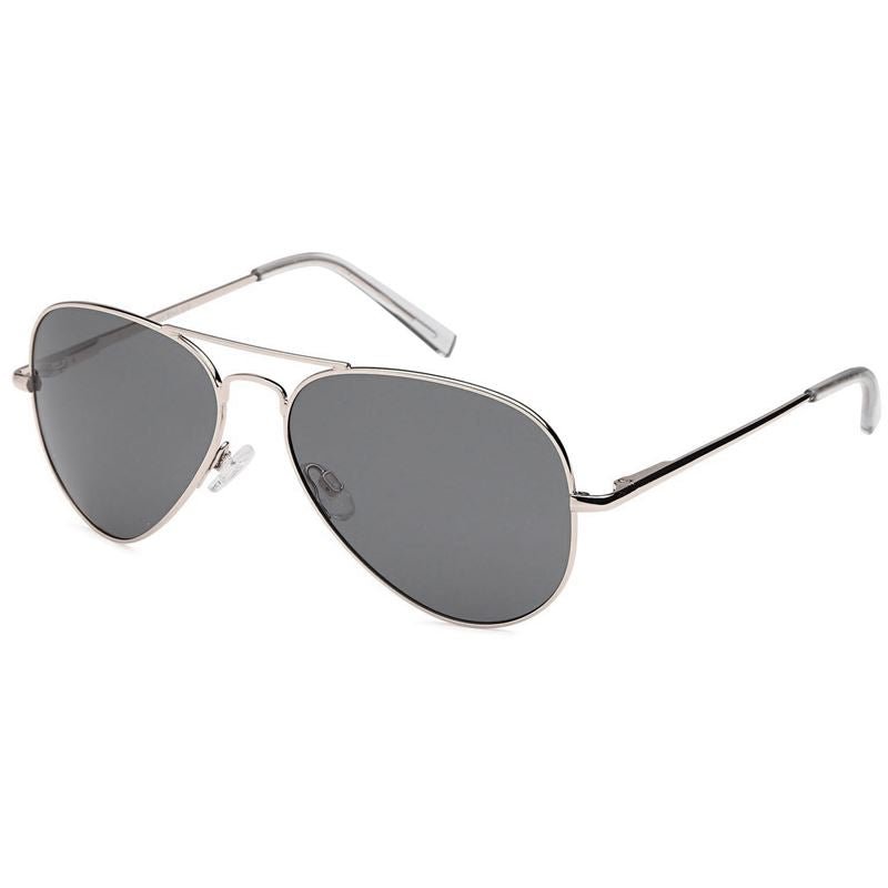 Lux Aviator Classic Pilot Sunglasses with silver frame - | Fashiongirl
