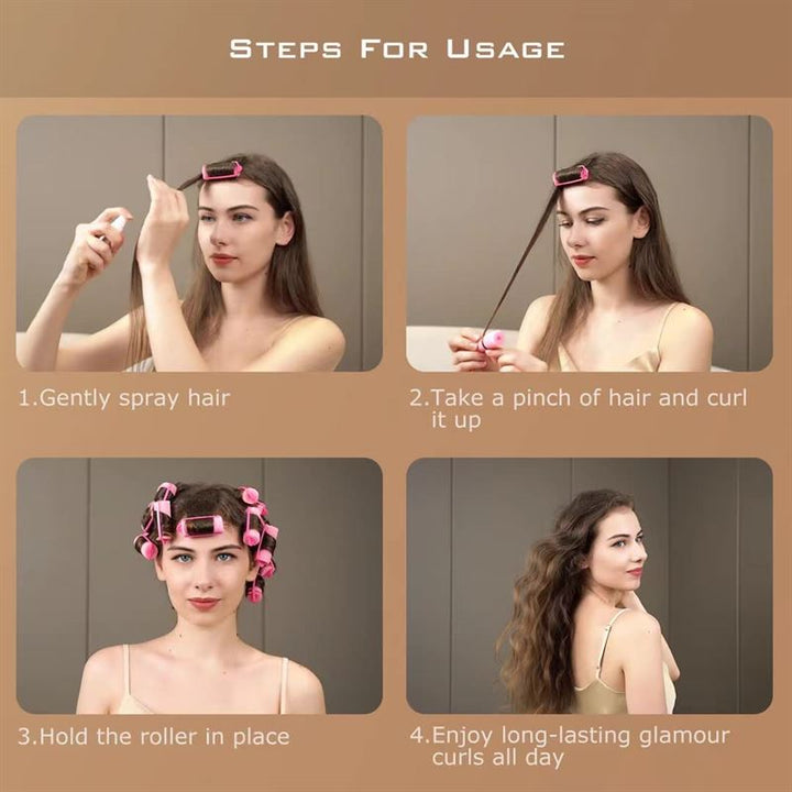 Magic Foam Rollers Curlers 6 pcs. - Hair Styling tool | Fashiongirl