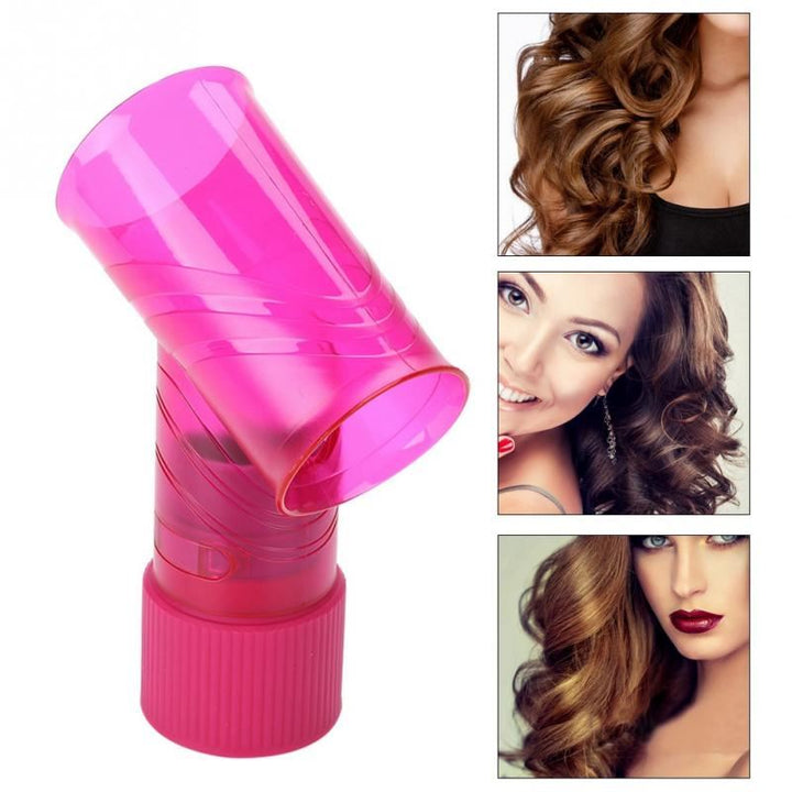 Magic Wind Curler Diffuser - nozzle for hair dryer, pink - Hair Styling tool | Fashiongirl