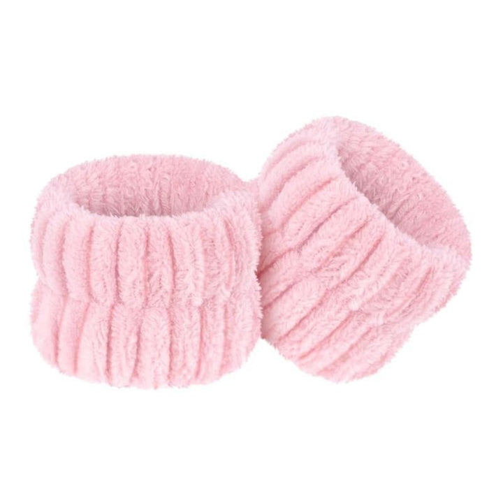 Mikrofaser-Handgelenkband zum Waschen – Rosa, 2 Stück – | Fashiongirl