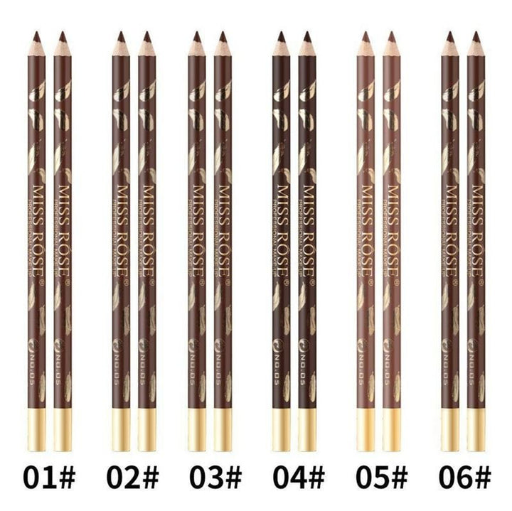 Miss Rose Eyebrow Pencil / Eyebrow Brush - No. 1 Dark Brown - | Fashiongirl
