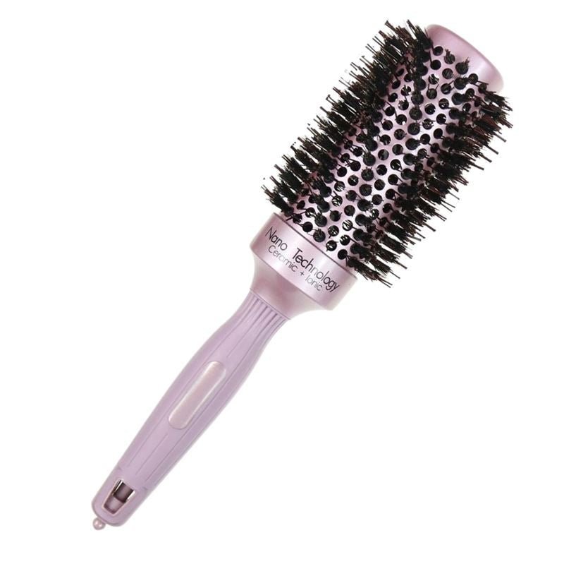 Nano Ceramic Thermal Thermal Hair Brush with Boar Hair - 43 MM - Hair Styling tool | Fashiongirl