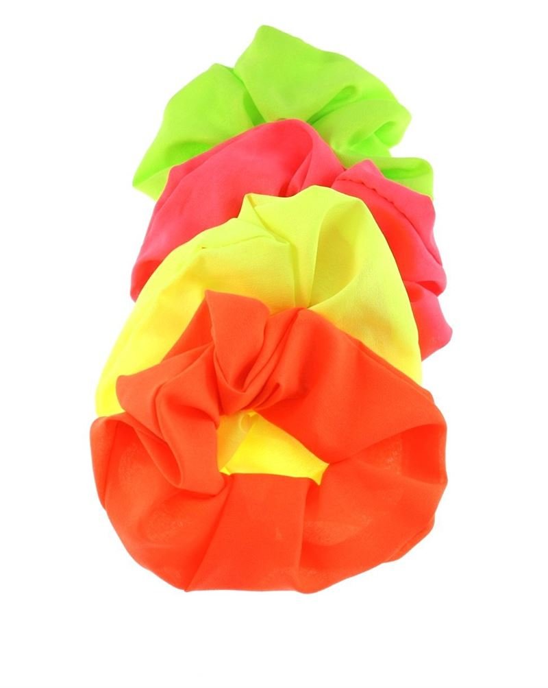 Neon Scrunchie - Neon Yellow - Hair Accessories