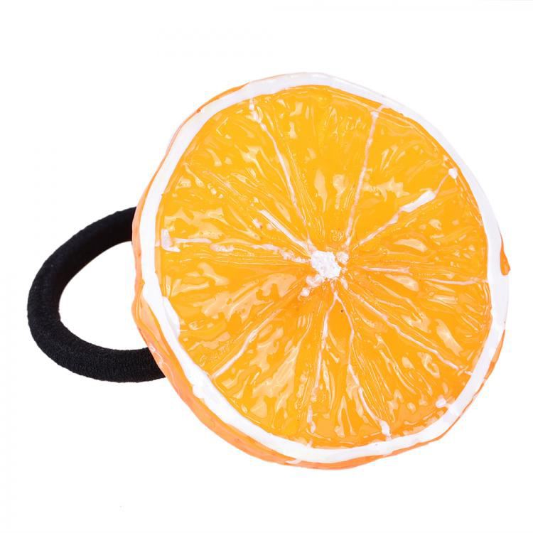 Orange Hair Elastic Band - Hair Accessories | Fashiongirl