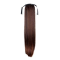 Pferdeschwanz-Faser-Extensions, glatt, braun, 4# – | Fashiongirl