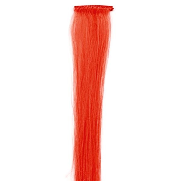 Red, 50 cm - Crazy Colour Clip On - | Fashiongirl