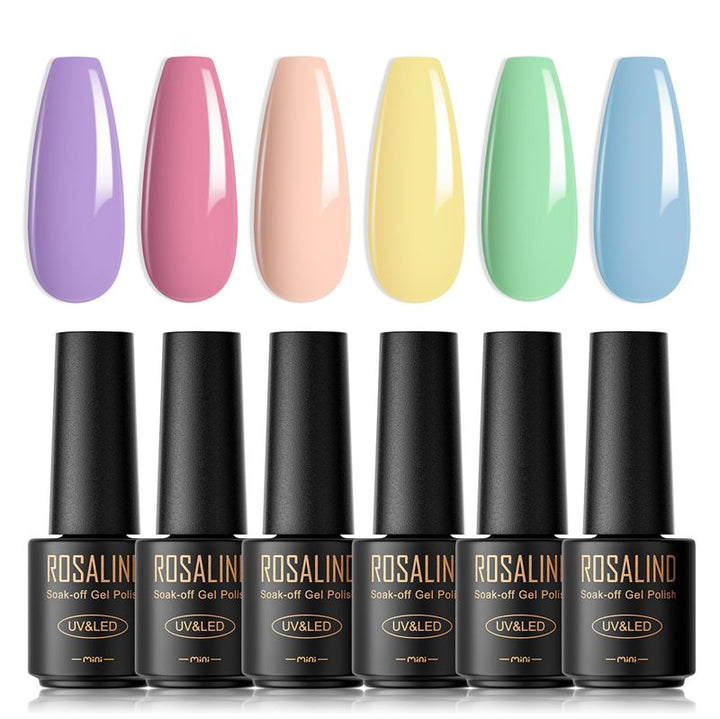 ROSALIND Mini Gel Polishes / Nail Polish - Pastel Collection (RATC6 - 008) - | Fashiongirl